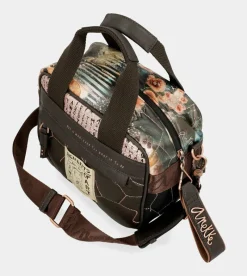 Anekke Shoen Padded 2-Handle Shoulder Bag With Shoulder Strap Fashion