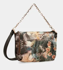 Anekke Shoen Padded Shoulder Bag With Metallic Handle Hot