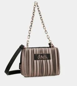 Anekke Shoen Palette Double-Sided Pleated Bag New