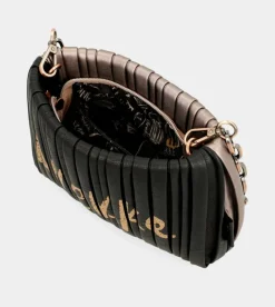 Anekke Shoen Palette Double-Sided Pleated Bag New