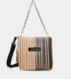 Anekke Shoen Palette Double-Sided Pleated Shoulder Bag Hot