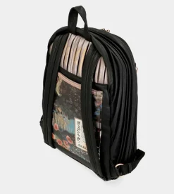 Anekke Shoen Palette Large Pleated Backpack New