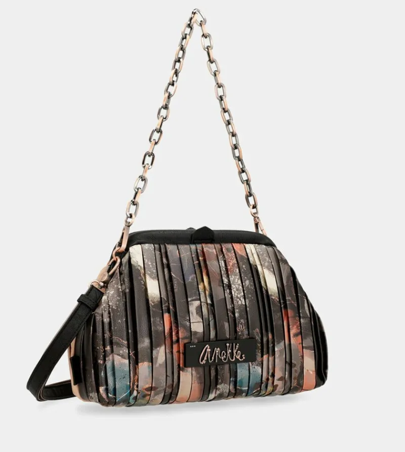 Anekke Shoen Palette Pleated Bowler Bag Flash Sale