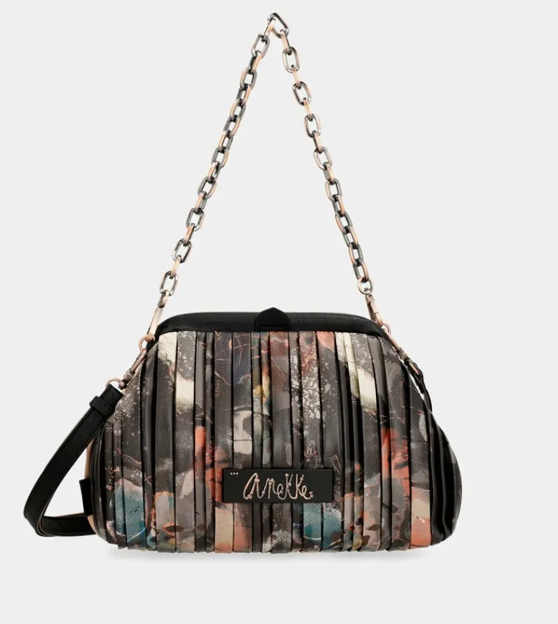 Anekke Shoen Palette Pleated Bowler Bag Flash Sale