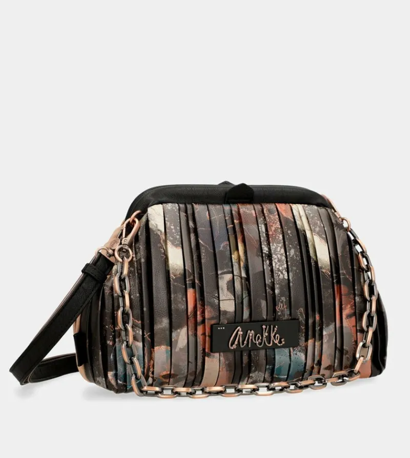 Anekke Shoen Palette Pleated Bowler Bag Flash Sale