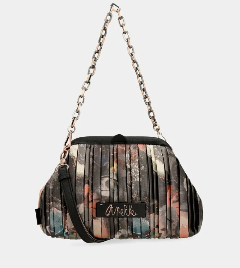 Anekke Shoen Palette Pleated Bowler Bag Flash Sale