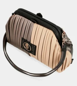Anekke Shoen Palette Pleated Bowler Bag Flash Sale