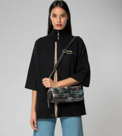 Anekke Shoen Palette Pleated Cylindrical Bag Clearance