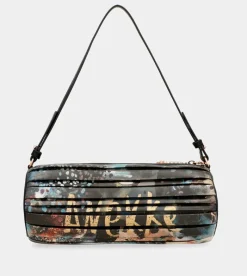 Anekke Shoen Palette Pleated Cylindrical Bag Clearance