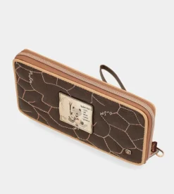 Anekke Shoen Rfid Passport Wallet New