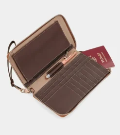 Anekke Shoen Rfid Passport Wallet New