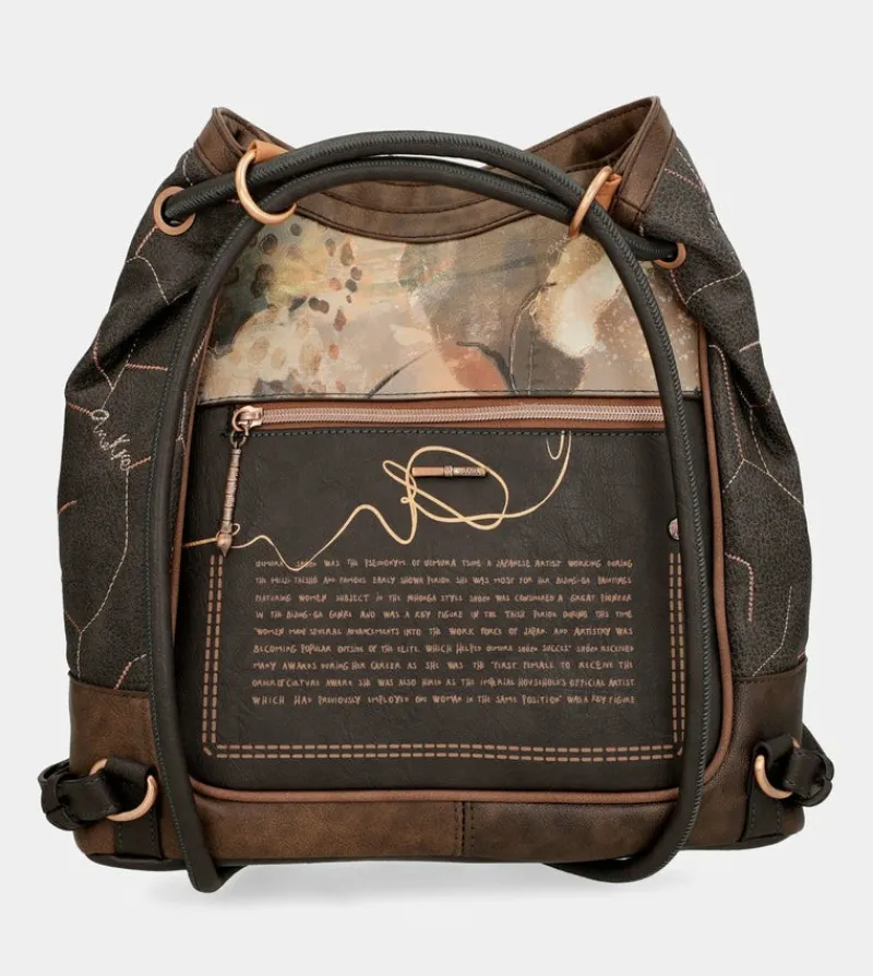 Anekke Shoen Shoulder Bag Convertible Into A Backpack Sale