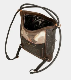 Anekke Shoen Shoulder Bag Convertible Into A Backpack Sale