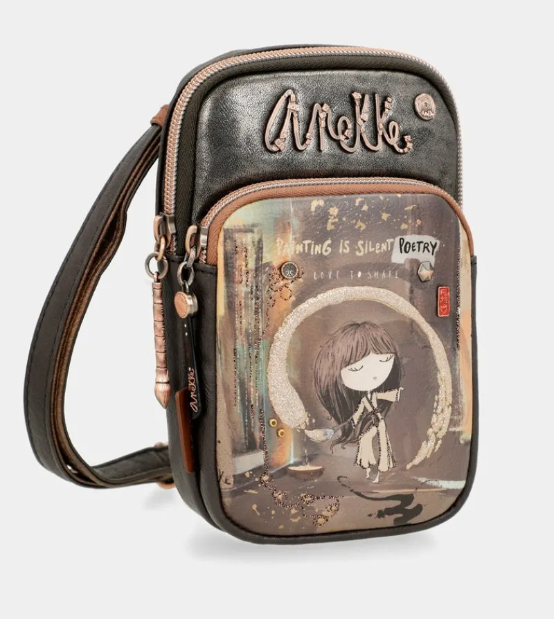 Anekke Shoen Triple Compartment Mini Shoulder Bag Hot