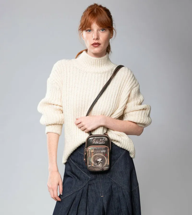 Anekke Shoen Triple Compartment Mini Shoulder Bag Hot