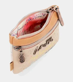 Anekke Slow Life Double Zipper Coin Purse Clearance