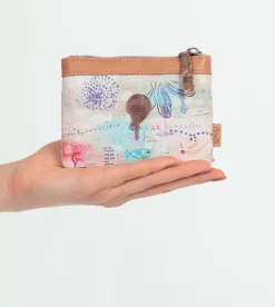Anekke Slow Life Double Zipper Coin Purse Clearance