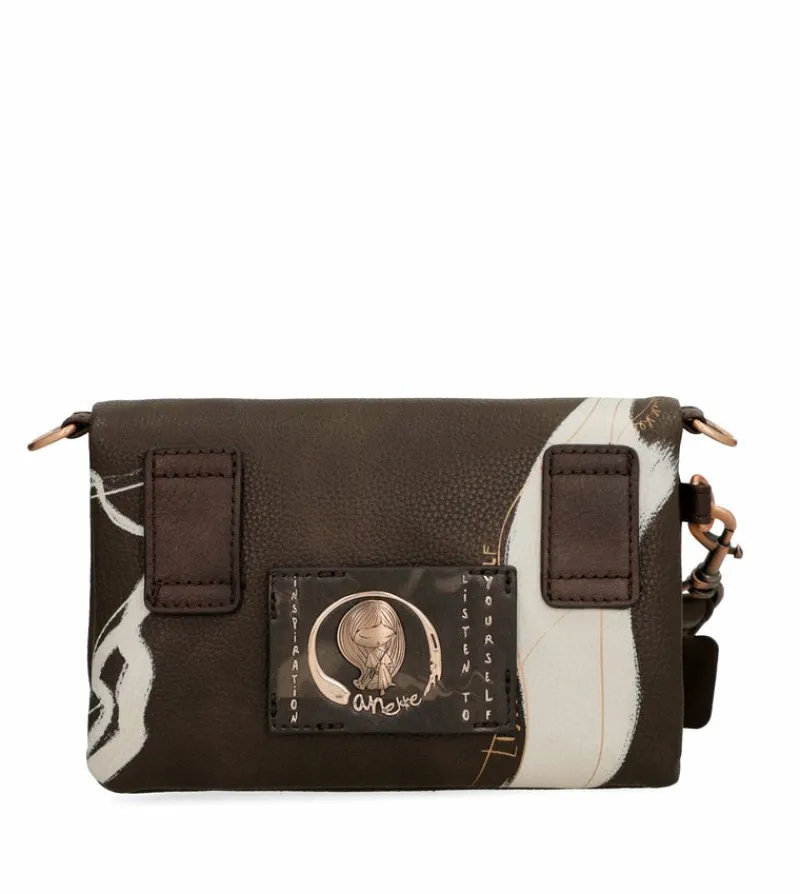 Anekke Small Brown Shoulder Bag Nature Shodo Sale