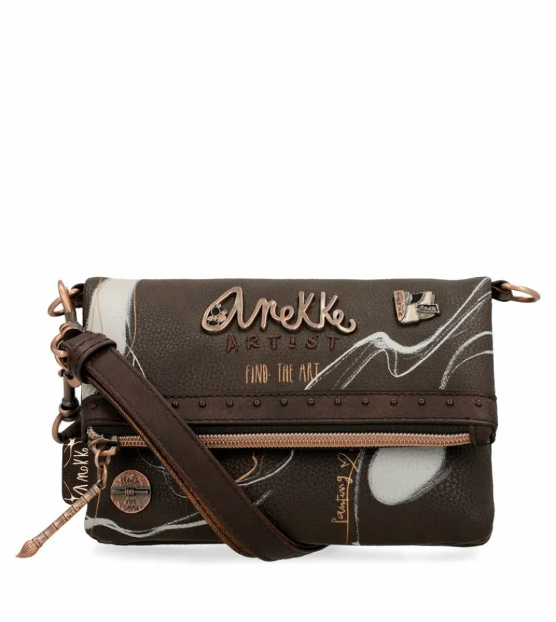 Anekke Small Brown Shoulder Bag Nature Shodo Sale