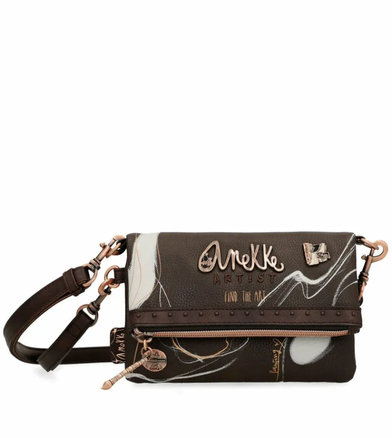 Anekke Small Brown Shoulder Bag Nature Shodo Sale