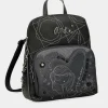 Anekke Studio Navy Blue Backpack For Leisure Use Fashion