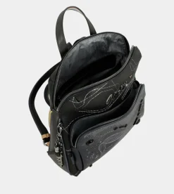 Anekke Studio Navy Blue Backpack For Leisure Use Fashion