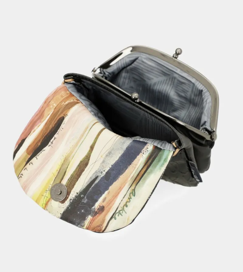Anekke Studio Navy Blue Coin Purse With Flap Best