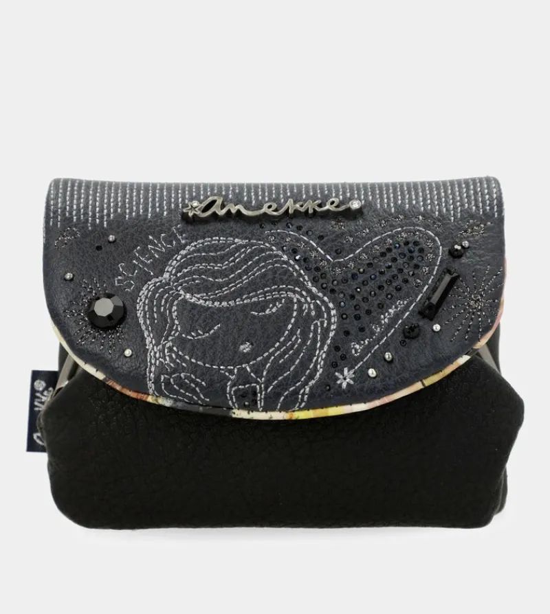 Anekke Studio Navy Blue Coin Purse With Flap Best