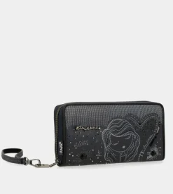 Anekke Studio Navy Blue Large Rfid Wallet Discount