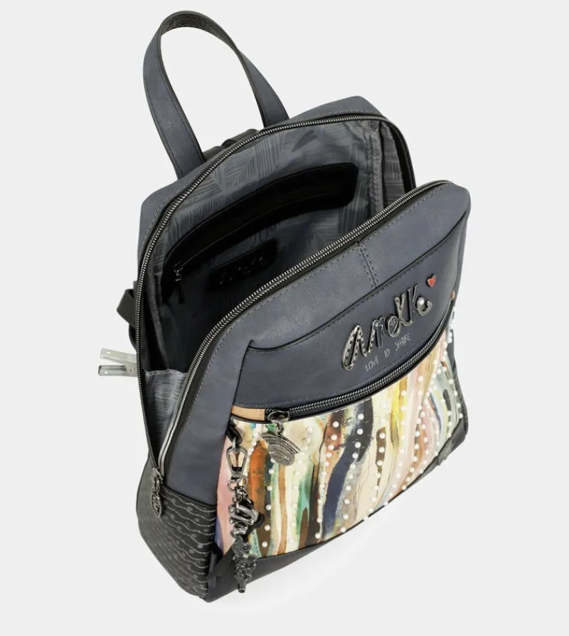 Anekke Studio Navy Blue Pearl Backpack Clearance