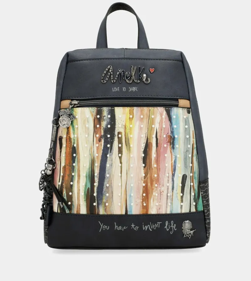 Anekke Studio Navy Blue Pearl Backpack Clearance