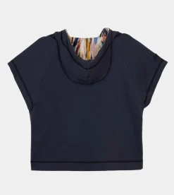 Anekke Studio Navy Blue Sleeveless Sweatshirt Sale