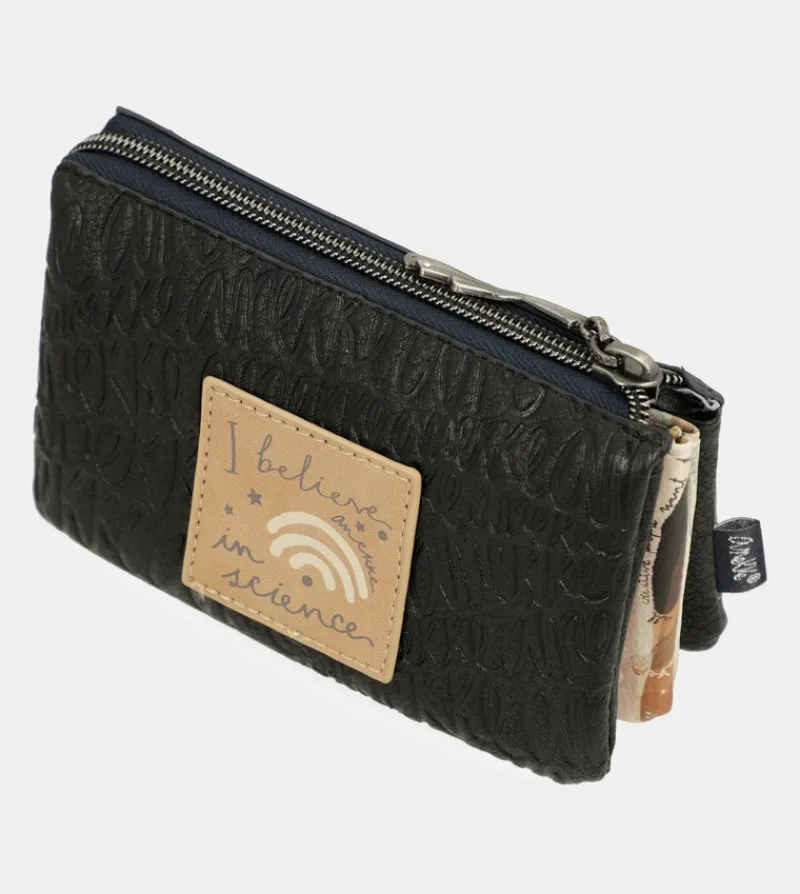 Anekke Studio Navy Blue Triple Coin Purse Discount