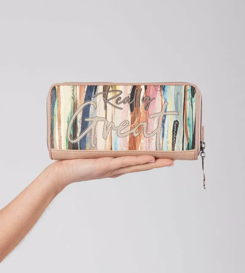 Anekke Studio Nude Extra-Large Rfid Wallet Shop