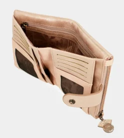 Anekke Studio Nude Flexible Rfid Wallet New