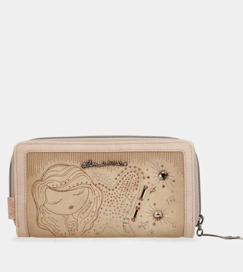 Anekke Studio Nude Rfid Wallet Discount