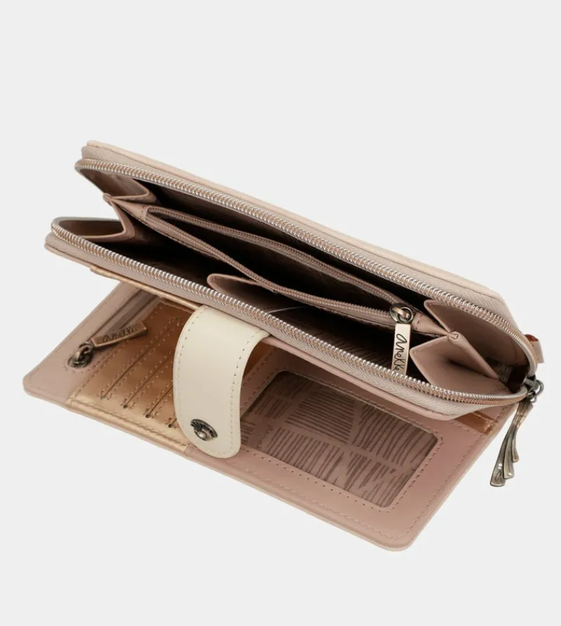Anekke Studio Nude Rfid Wallet Discount