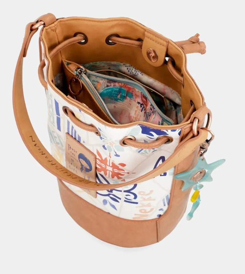 Anekke Sunrise Triple Compartment Shoulder Bag New
