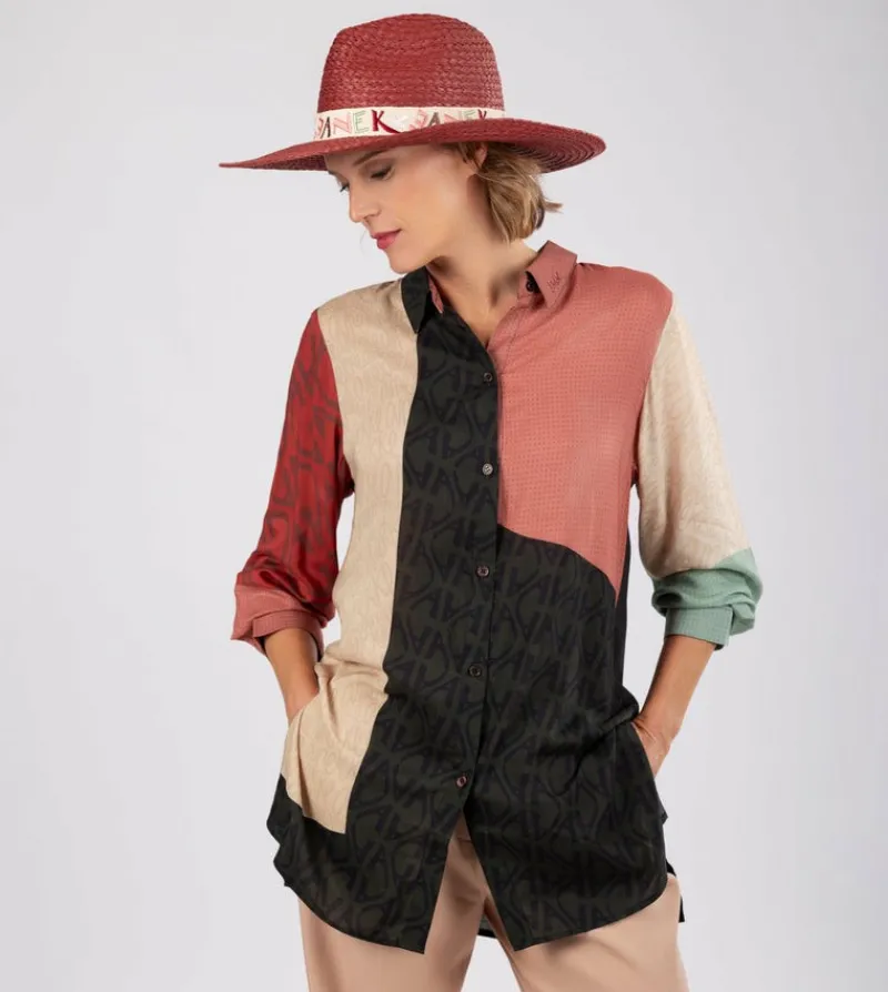 Anekke Terracotta Raffia Hat Best