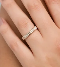 Anekke Textured Gold Ring Online