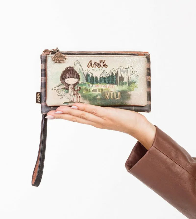 Anekke The Forest Coin Purse Wallet With Hand Strap Store