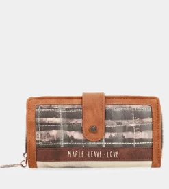 Anekke The Forest Large Printed Wallet Fashion