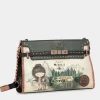 Anekke The Forest Shoulder Bag With Metallic Appliques Best Sale