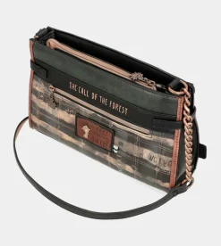 Anekke The Forest Shoulder Bag With Metallic Appliques Best Sale