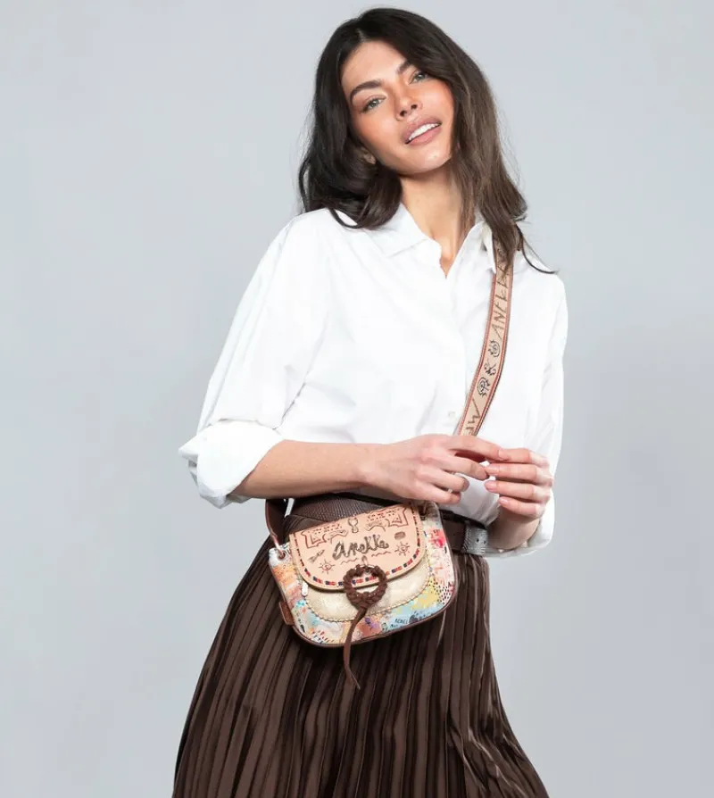 Anekke Tribe Ethnic Print Crossbody Bag New