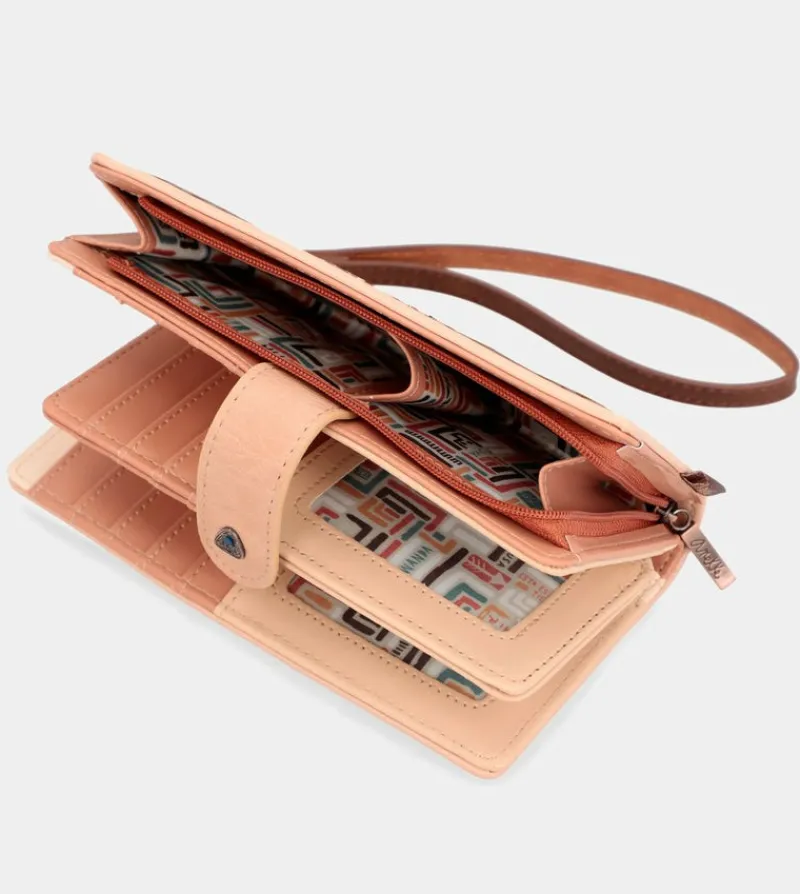 Anekke Tribe Large Brown Rfid Wallet Outlet