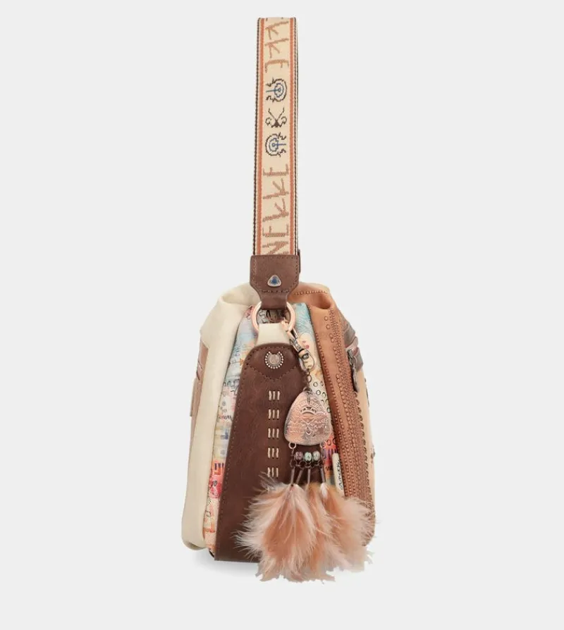 Anekke Tribe Large Crossbody Bag With Shoulder Strap Clearance