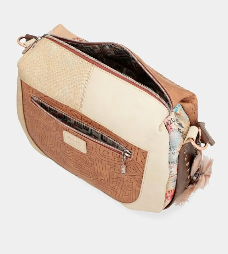 Anekke Tribe Large Crossbody Bag With Shoulder Strap Clearance