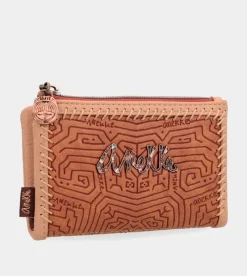 Anekke Tribe Medium Brown Rfid Wallet Cheap