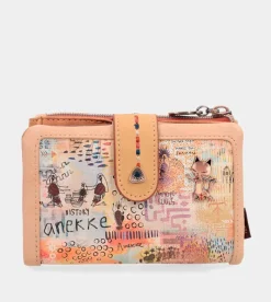 Anekke Tribe Medium Brown Rfid Wallet Cheap
